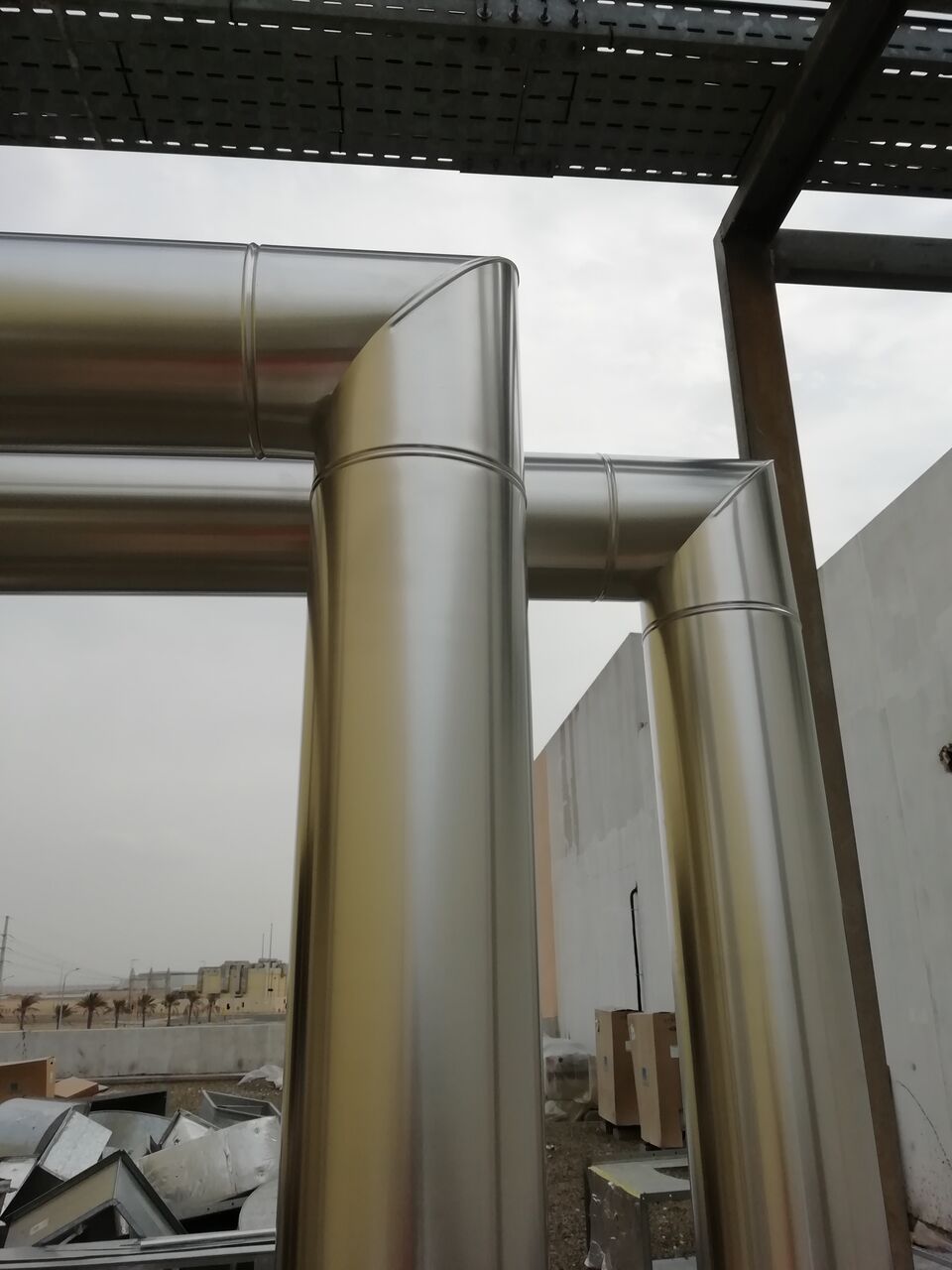 Jeddah, Technical, Professional Round Pipe And Tank Aluminum Cladding Services