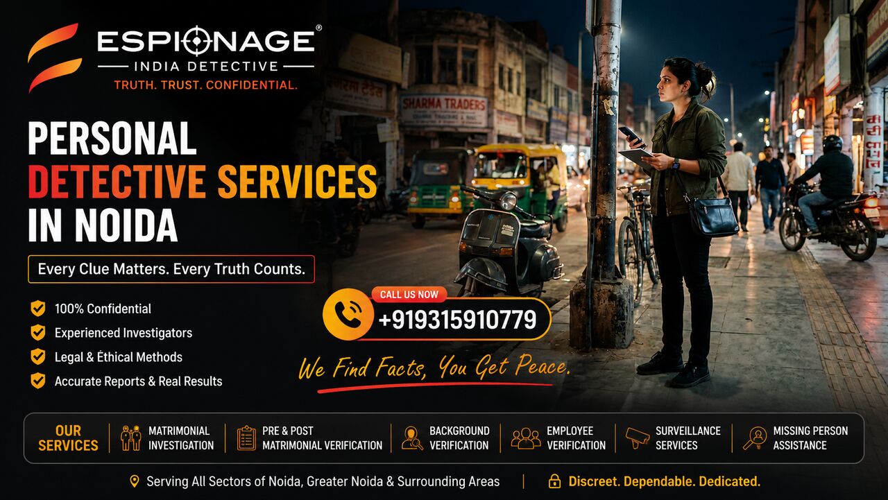 Noida, Legal, Personal Detective Services In Noida &ndash; Confidential & Professional Investigations