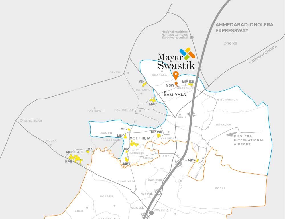 Ahmedabad, Farm & Garden, INR 1300000,  Mayur Swastik Residential Plots Kamiyala Dholera