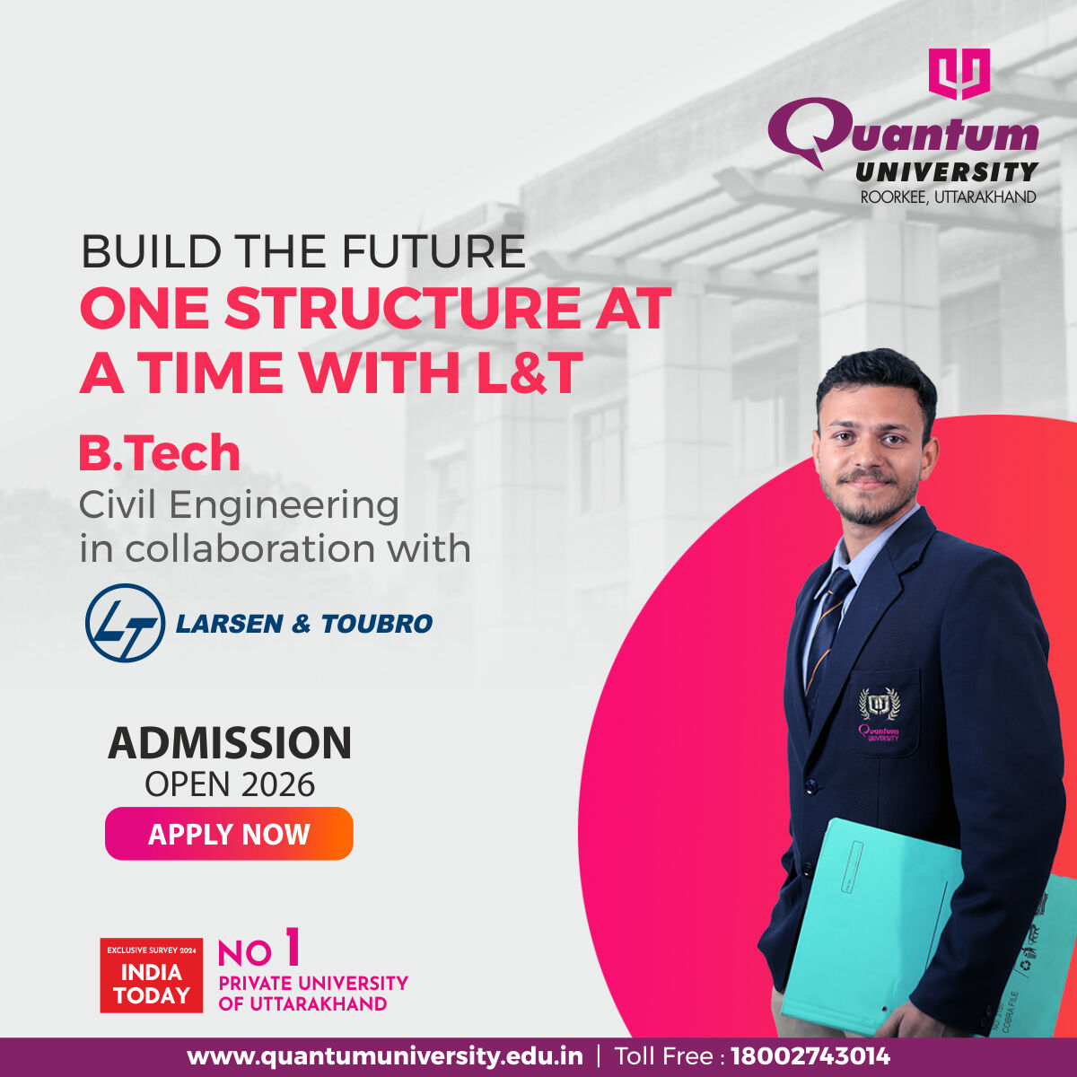 Mumbai, Education, Civil Engineering Courses After B.Tech &ndash; Quantum University