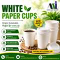 INR 1000,  White Disposable Coffee Paper Cups With Lids Manufacturer
