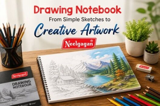 New Delhi, Materials, Drawing Notebook For Creative Sketching