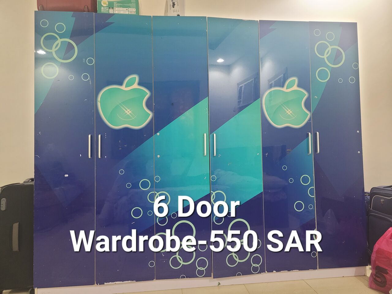 Makkah, Household Items, SAR 800,  6 Door Wardrobe & IKEA Bed With Mattress
