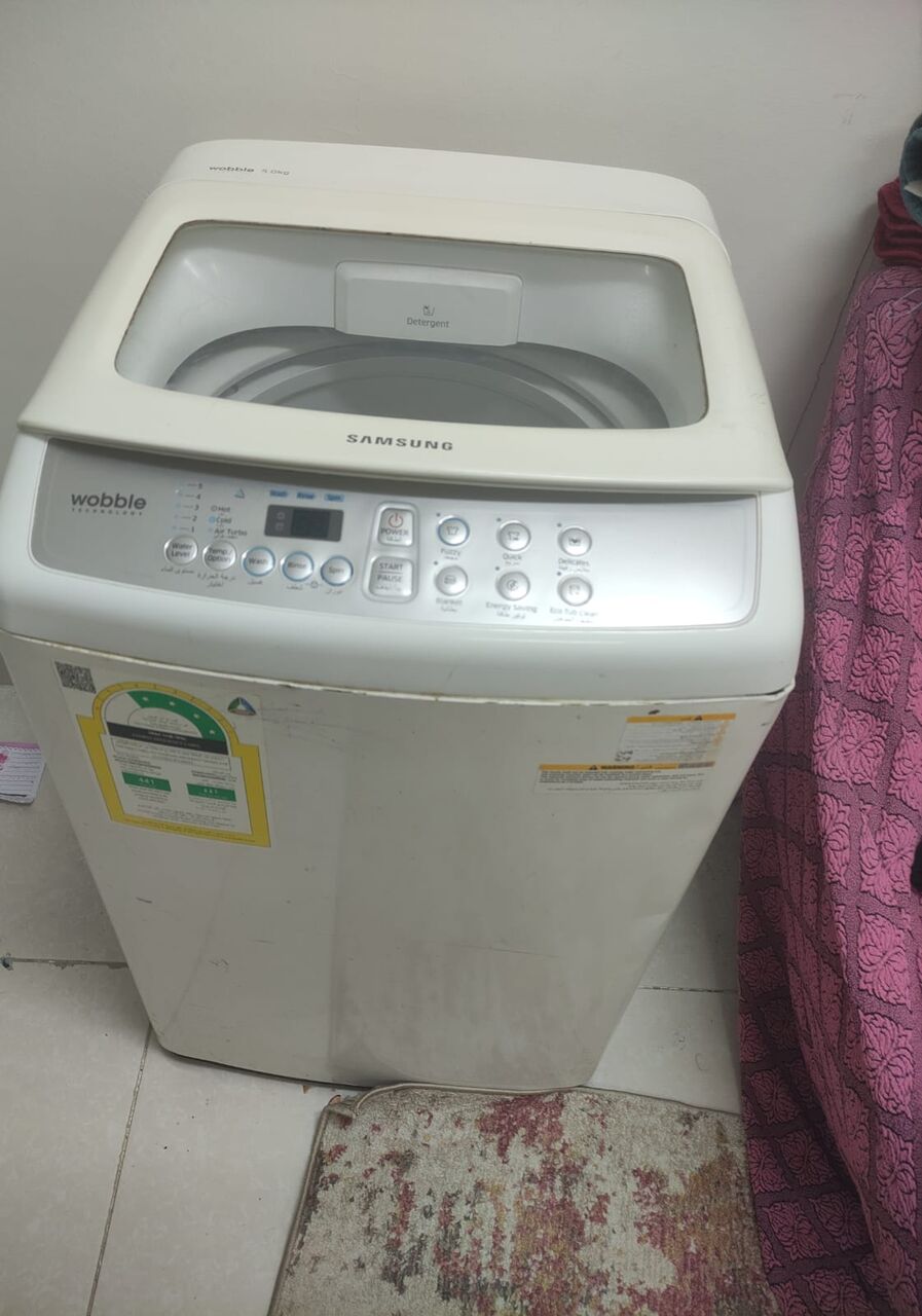 Jeddah, Household Items, SAR 450,  Samsung Automatic Washing Machine 5 KG