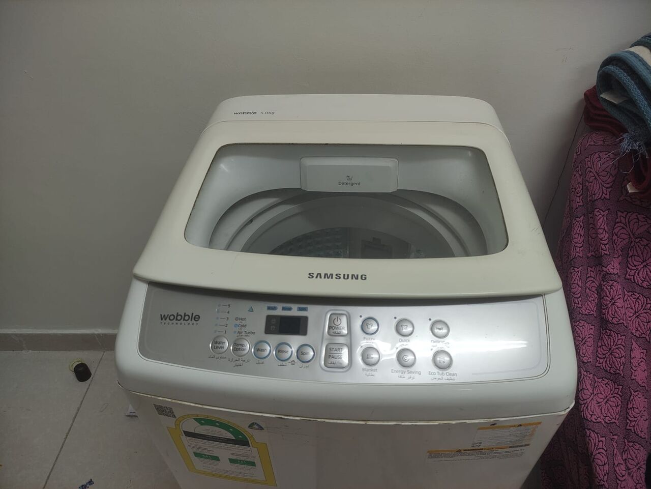 Jeddah, Household Items, SAR 450,  Samsung Automatic Washing Machine 5 KG