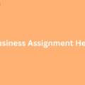 What Makes UK Business Assignment Assistance Stand Out?
