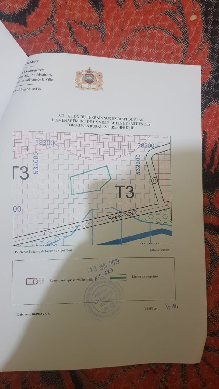 Casablanca, Farm & Garden, MAD 3490800,  Titled Land For Sale In Fez - 2,909 M² - Route De Meknes