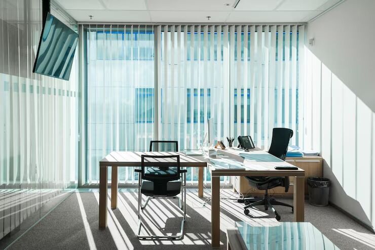 New York, Business, Woven Roller Shades In Long Island