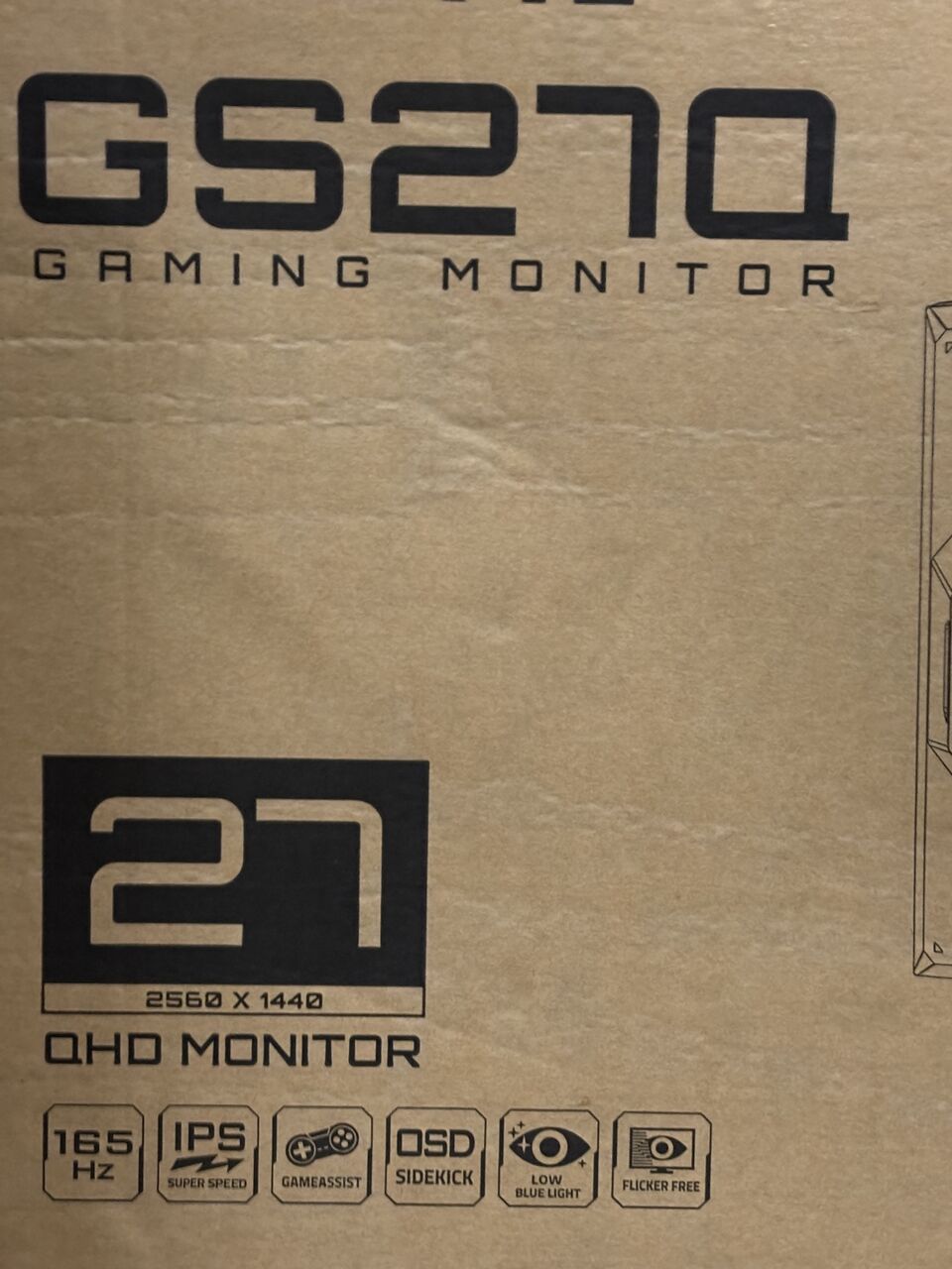 Makkah, Electronics, SAR 650,  Gaming Monitor &ndash; 165Hz - 27Inch - 2K
