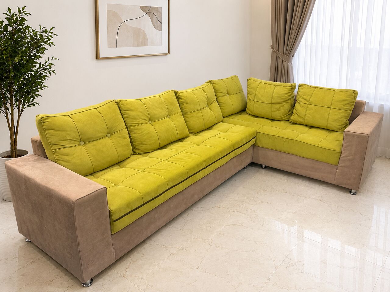 Al Khobar Al Shamalia, Furniture, SAR 450,  5 Seater L - Shape Sofa For Sale
