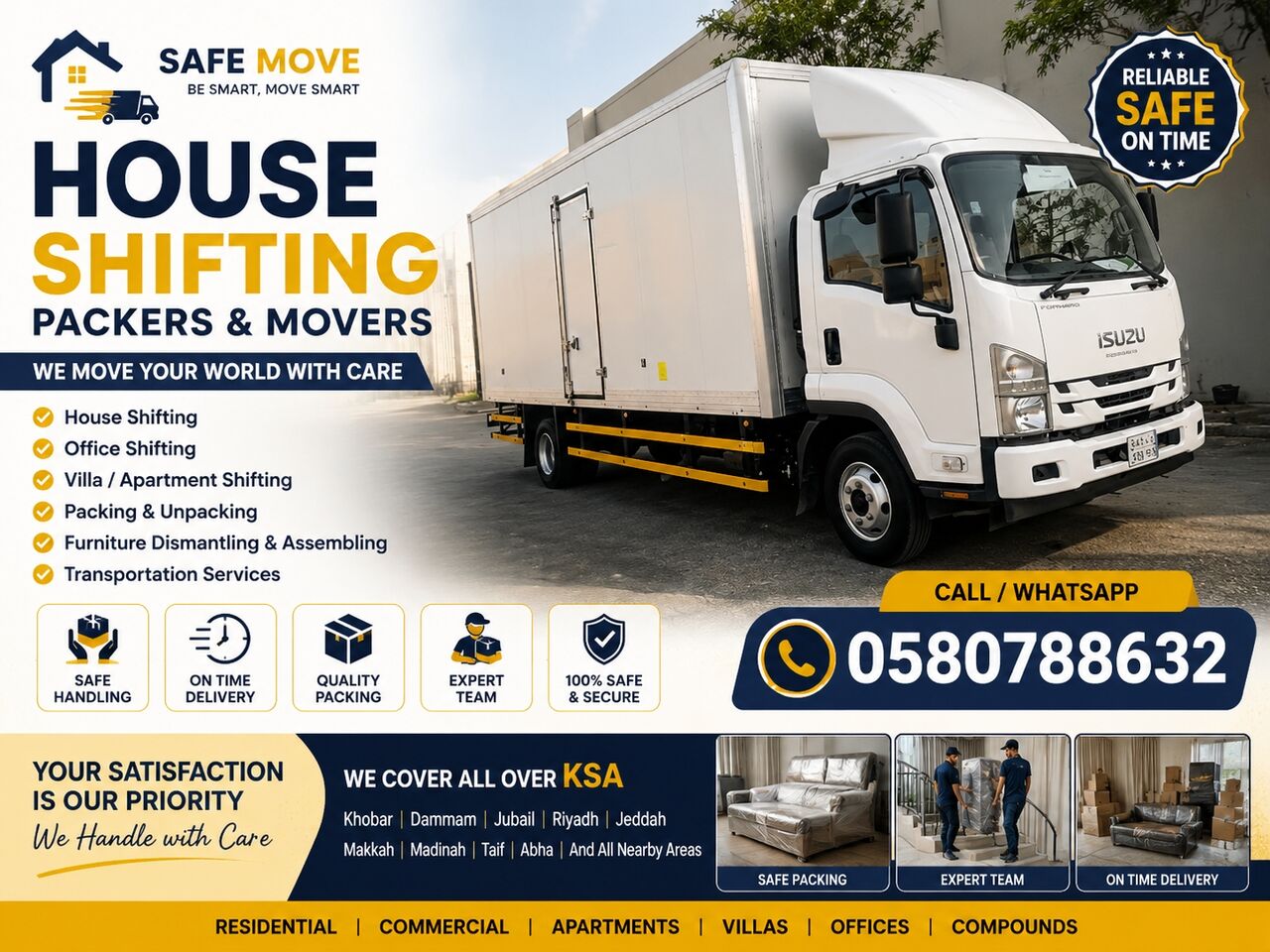 Khobar, Relocation, MOVERS AND PACKERS FURNITURE DISMANTLING AND FIXING COMPANY PROFESSIONAL TEAM ✅️0580788632