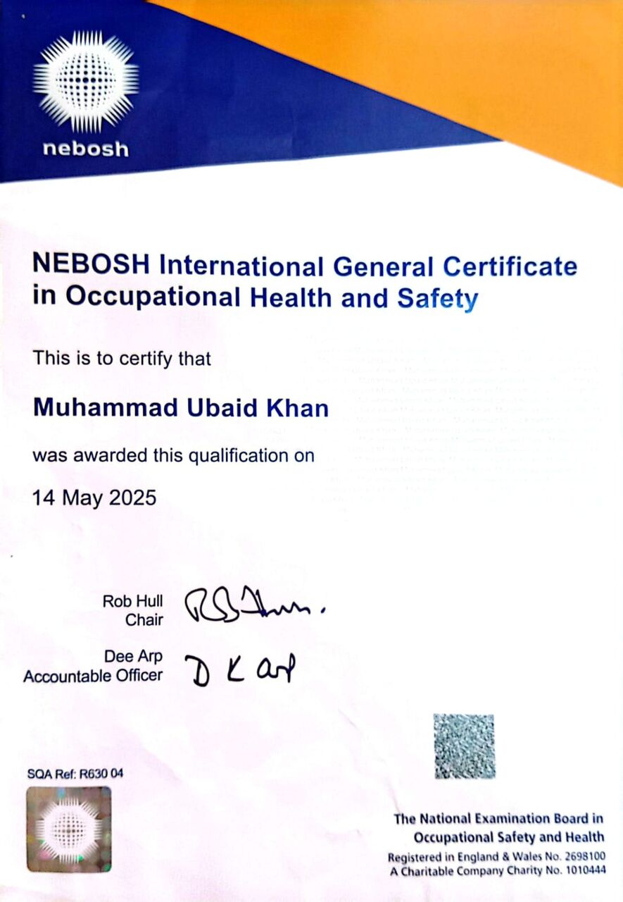 Riyadh, Job Seekers, HSE Officer | NEBOSH Certified | Transferable Iqama | Construction & Industrial Safety