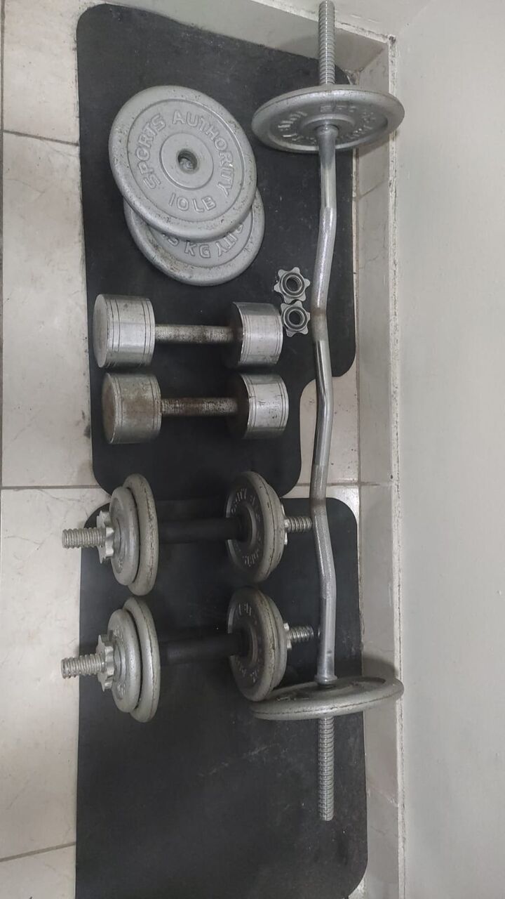 Al Khobar Al Shamalia, Sporting Goods, SAR 300,  Gym Items - Barbels , Dumbells, Plates And Steel Rod / Bar