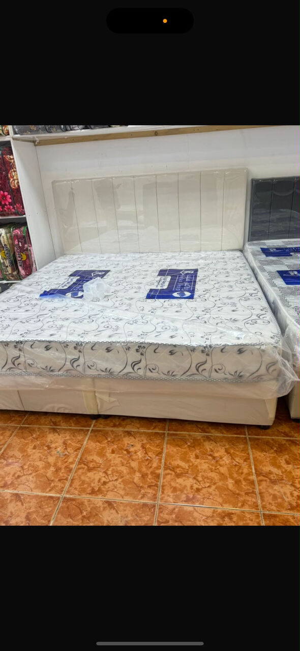 Jeddah, Furniture, SAR 680,  Double Bed With Spring Mattress Available For Sale