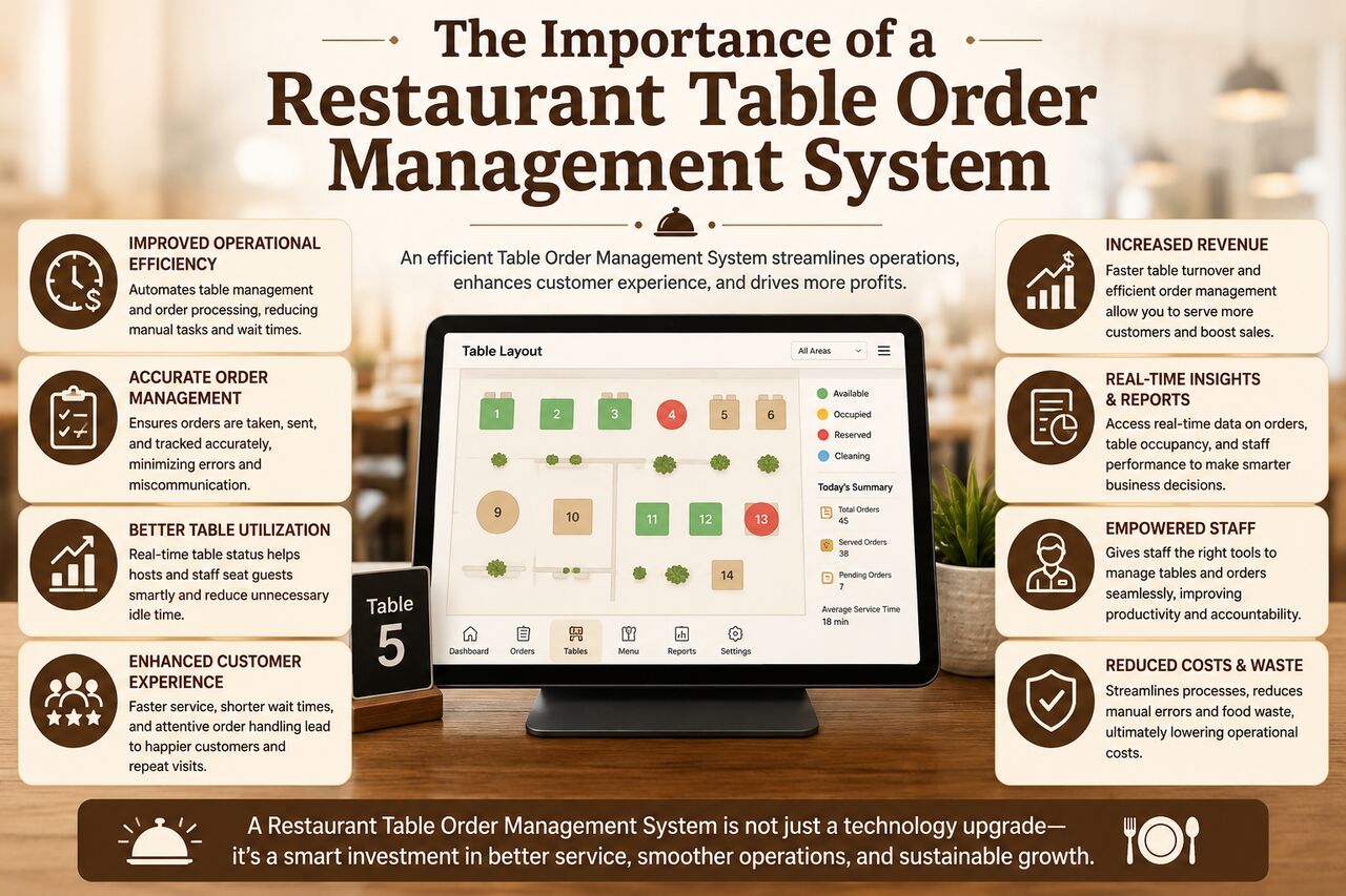 Birmingham, Food & Drink, Table Management System UK | Simplify Restaurant Table Operations