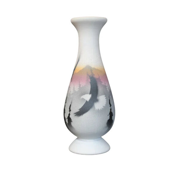 New York, Business, Handmade Sacred Messenger Bud Vase | Art Pottery For Sale