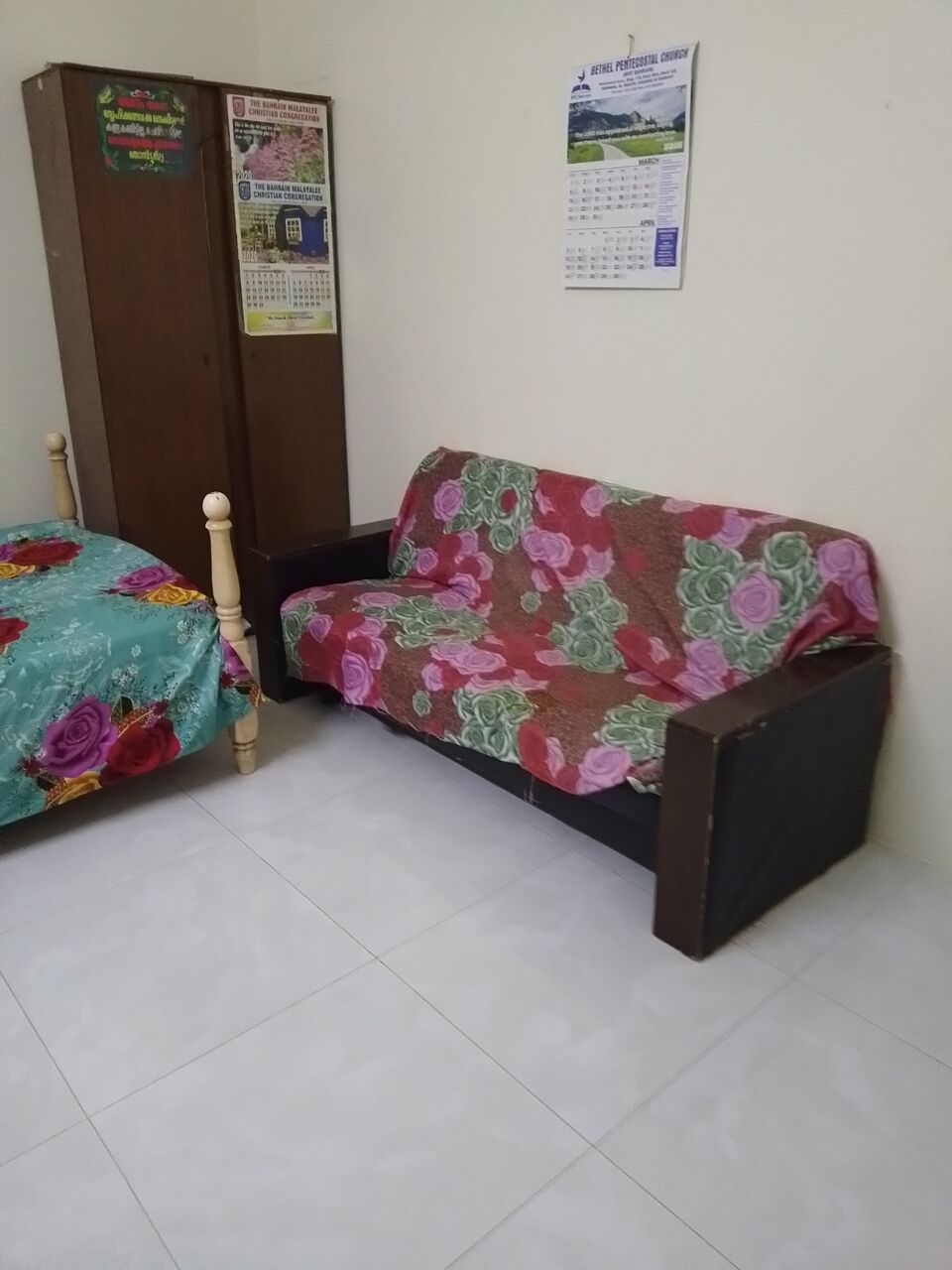 Salmaniya, Rooms for Rent, BHD 90/month,  Furnished,  A Single Room For Rent For Keralites Including Electricity Furnished
