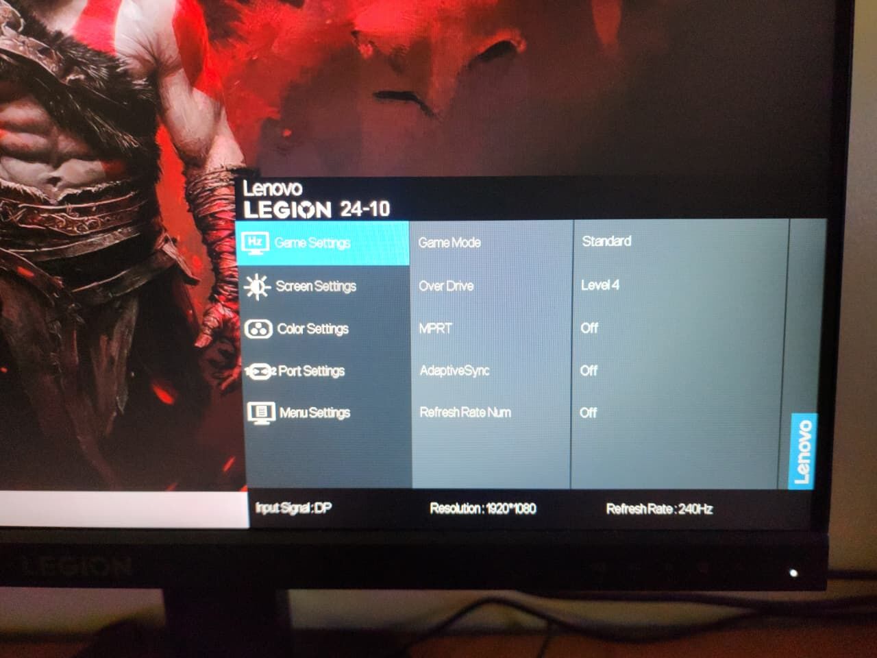 Jeddah, Computers, SAR 550,  Lenovo Legion 24-10 24 Inch 240hz Gaming LCD Monitor