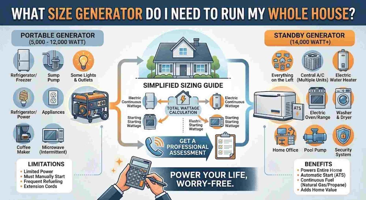 New York, Free Items, What Size Generator Do I Need For My Whole House