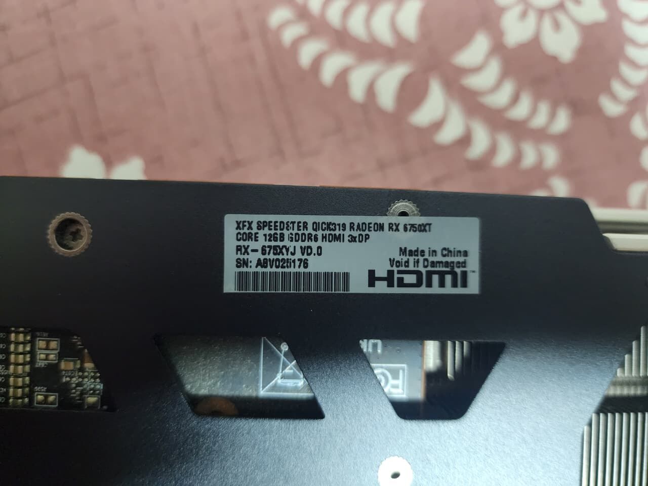 Jeddah, Computers, SAR 1550,  AMD XFX Radeon RX 6750XT 12GB Graphics Card