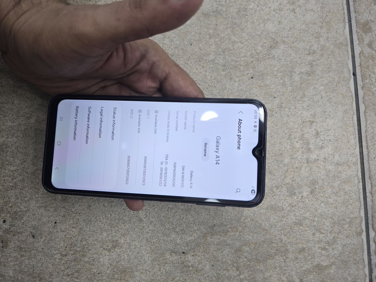 Awali, Mobile Phones, BHD 35,  35bd Used Samsung A14 4g  4/64gb