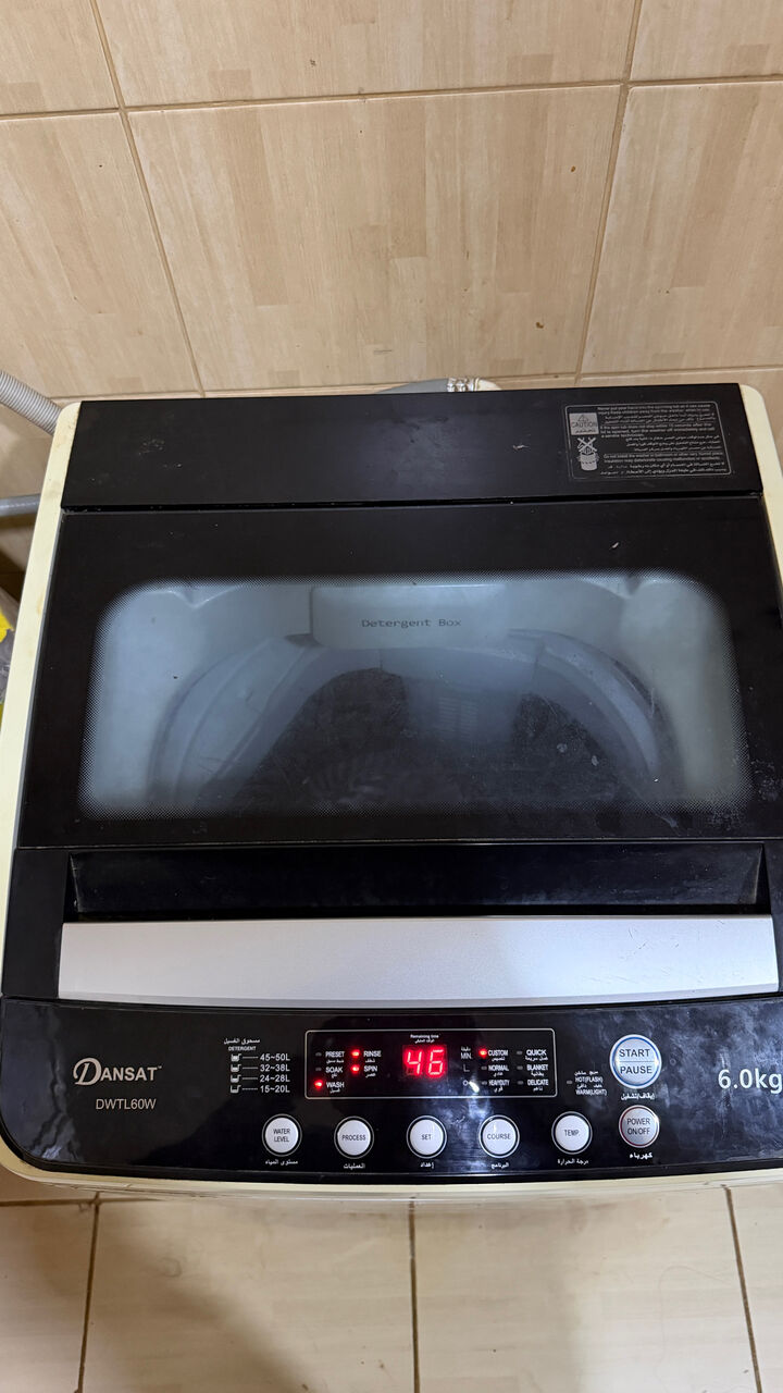 Jeddah, Appliances, SAR 200,  Dansat Automatic Washing Machine 6Kg For Sale