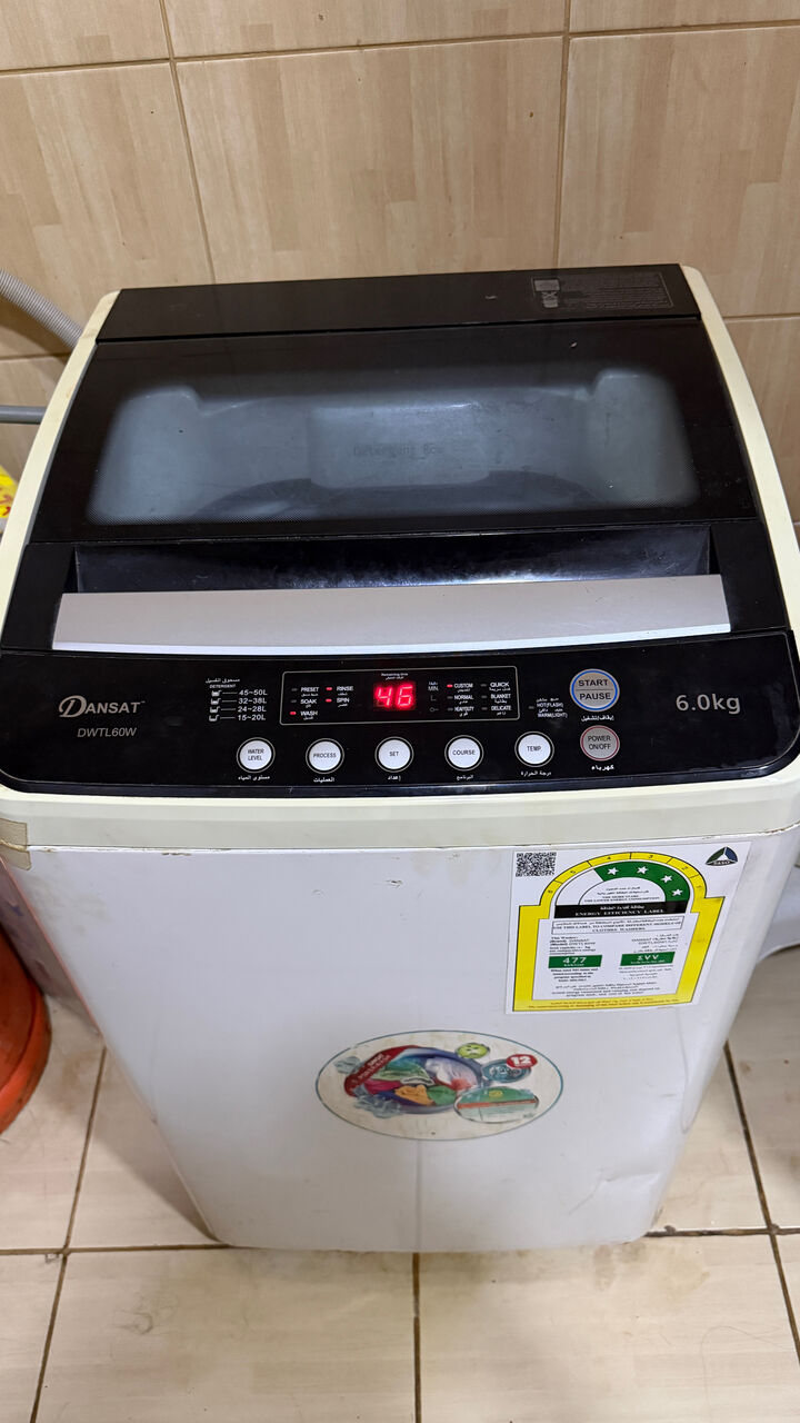Jeddah, Appliances, SAR 200,  Dansat Automatic Washing Machine 6Kg For Sale