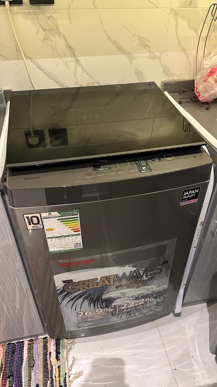 Jeddah, Appliances, SAR 1200,  Toshiba Great Wave Automatic Washing 10kg For Sale