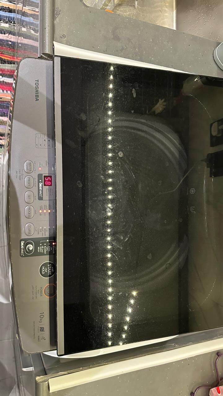 Jeddah, Appliances, SAR 1200,  Toshiba Great Wave Automatic Washing 10kg For Sale