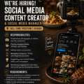 Social Media Content Creator & Manager Required