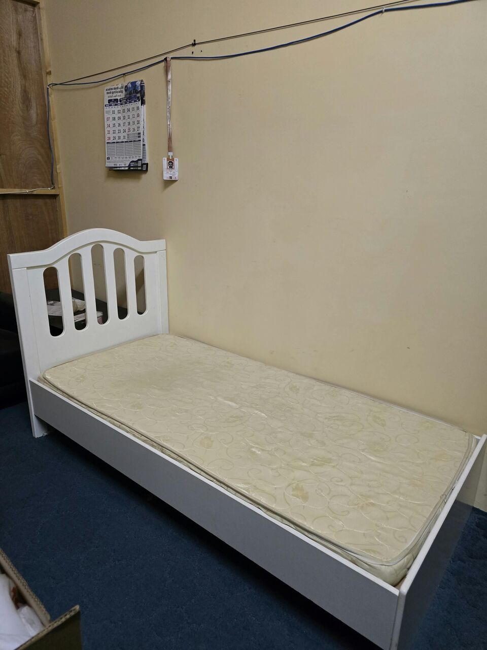 Yanbu, Furniture, SAR 150,  Bed 🛏️ With Mattress For Sale