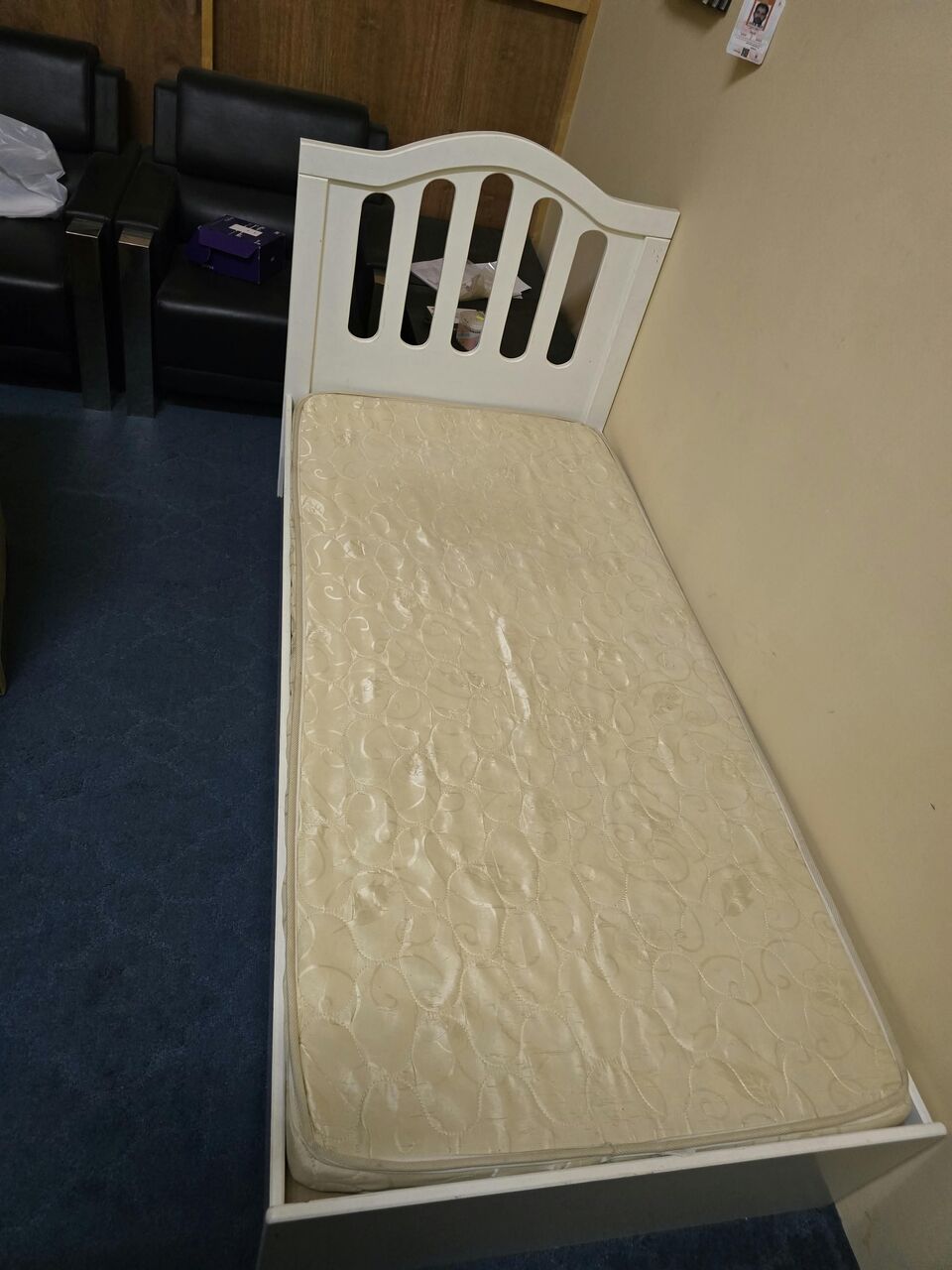 Yanbu, Furniture, SAR 150,  Bed 🛏️ With Mattress For Sale