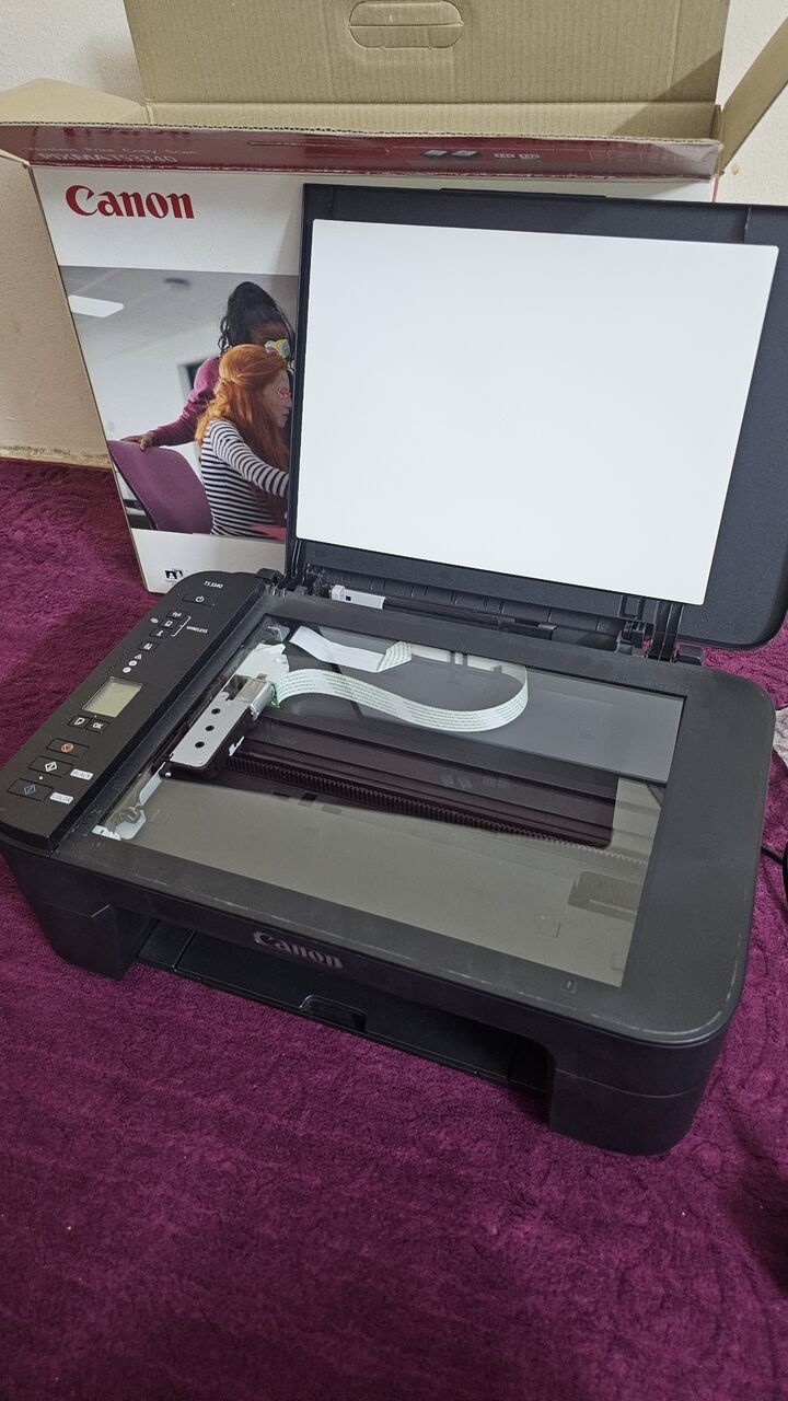 Riyadh, Electronics, SAR 100,  Canon Pixma Ts3340 Wireless Printer, Copier, Scanner + Brand New Canon Color Cartridge