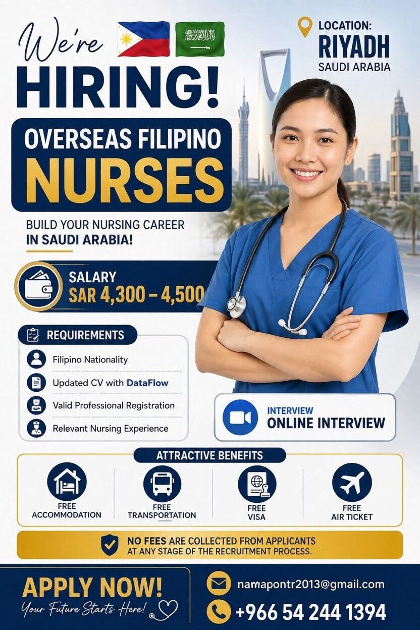 Riyadh, Jobs, Nurses