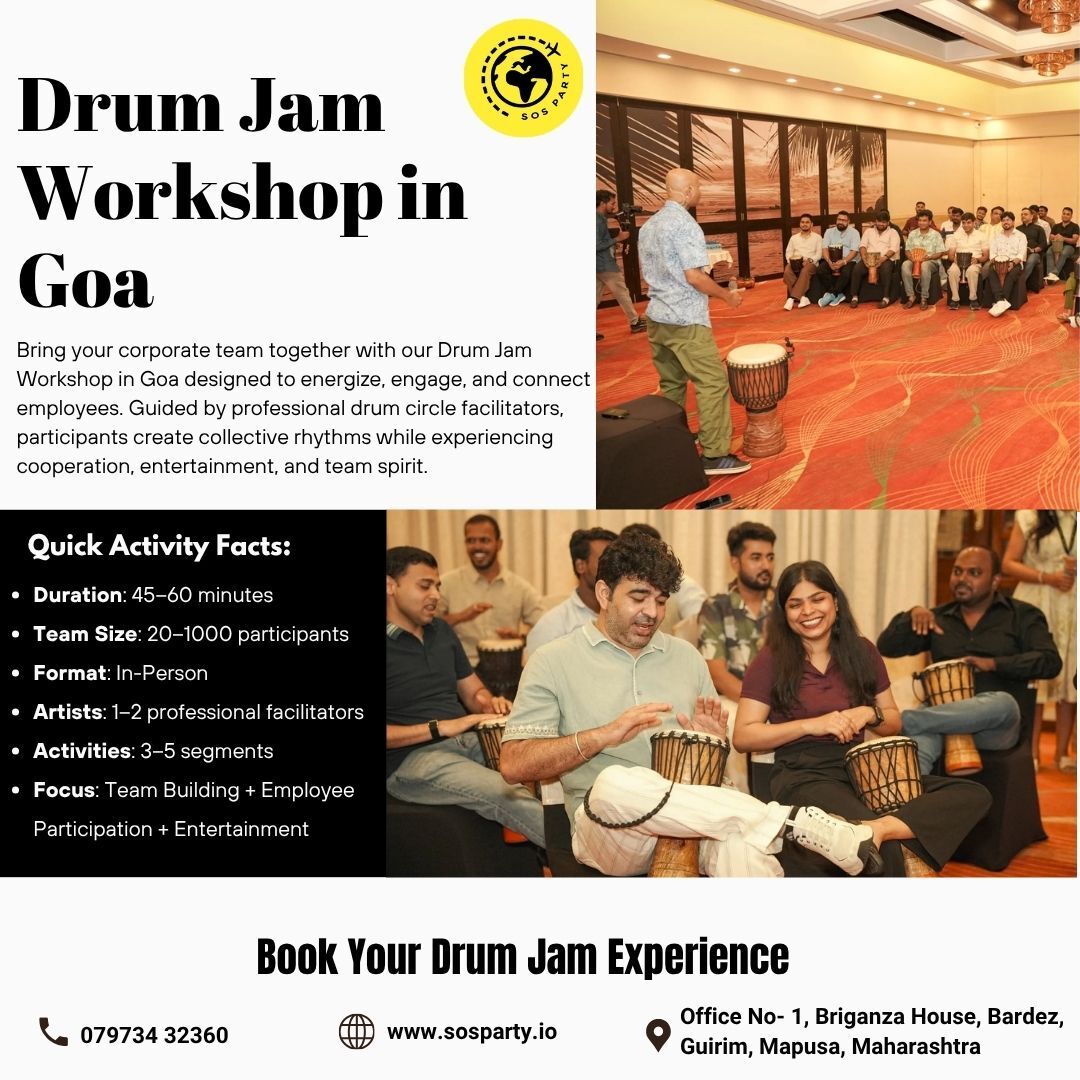 Goa, Event Planning, Goa Drum Circle For Corporate Events