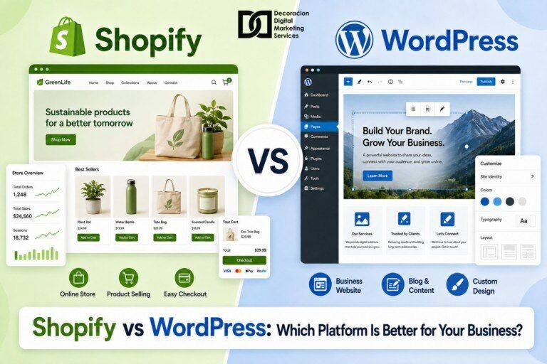 New Delhi, Web Design & Development, Shopify Vs WordPress: Which Platform Is Better For Your Business?
