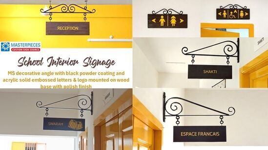 Chennai, Business, Campus Internal Signage &ndash; Chettinad Hari Shree Vidyalayam