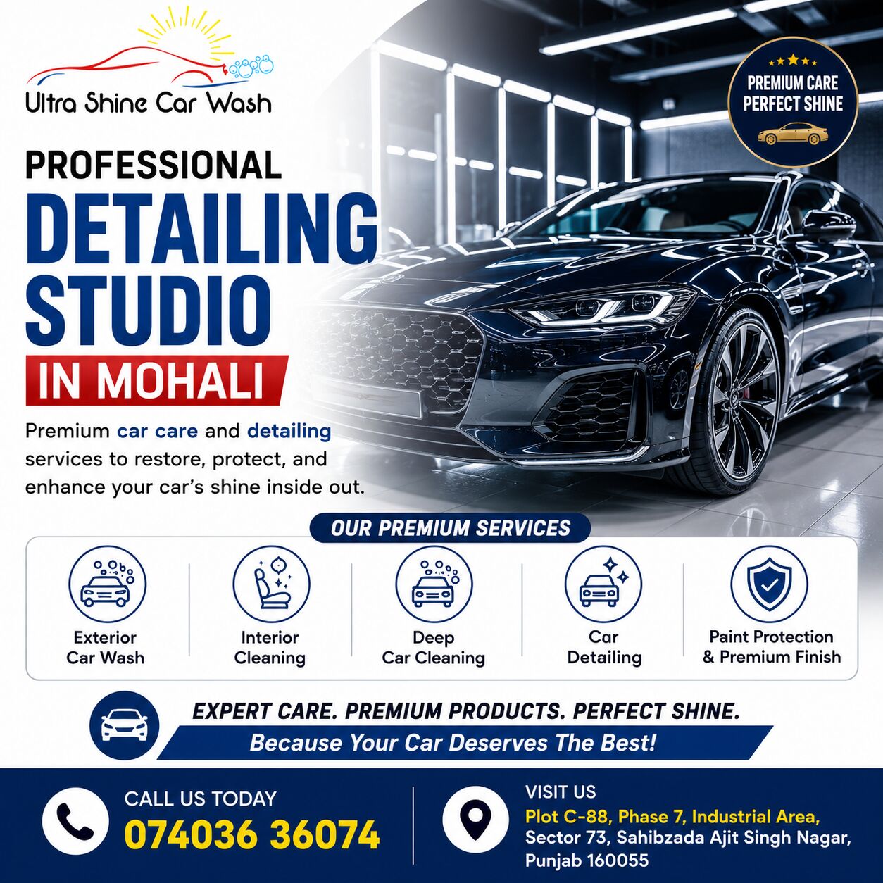 Mumbai, Automotive, Professional Detailing Studio In Mohali Ultra Shine Car Wash Mohali
