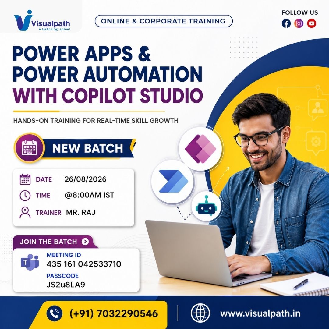 Hyderabad, Education, Power Apps & Power Automate New Batch Starts Soon