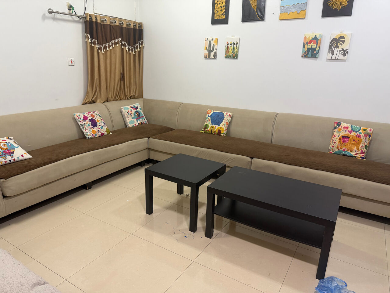 Al Jubail Al Balad, Furniture, SAR 800,  L-Shaped 8 Seater Sofa