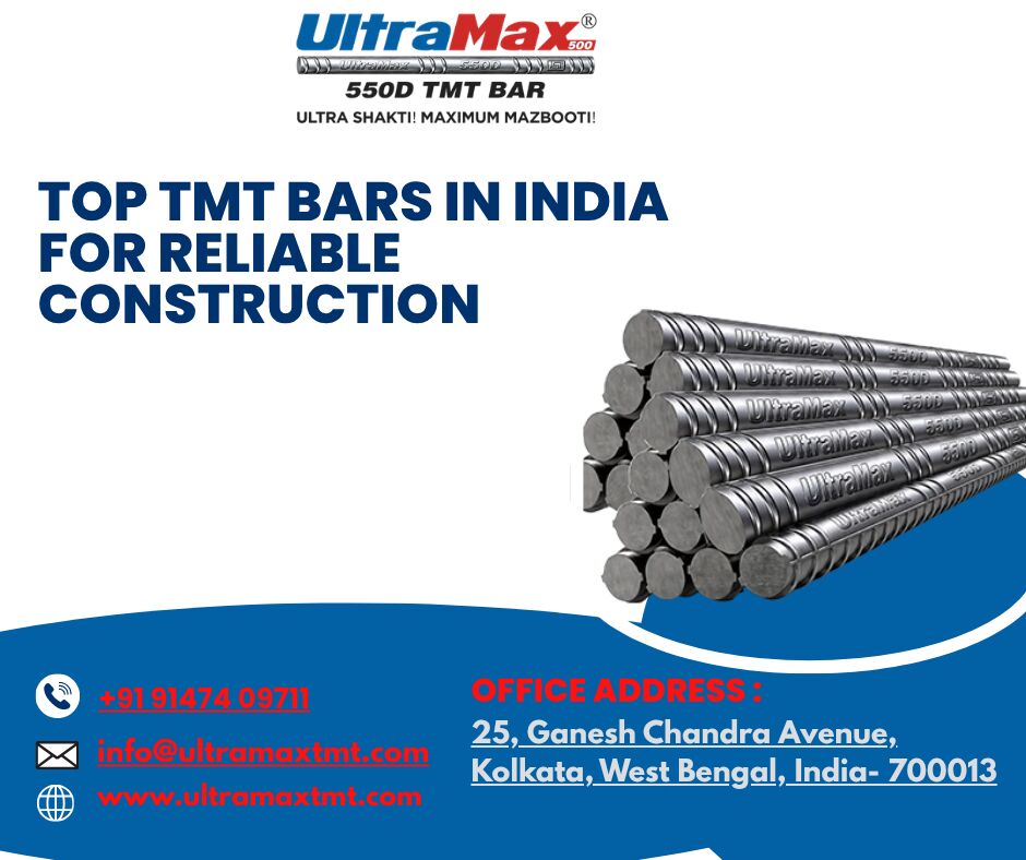 Kolkata, Materials, Top TMT Bars In India For Reliable Construction