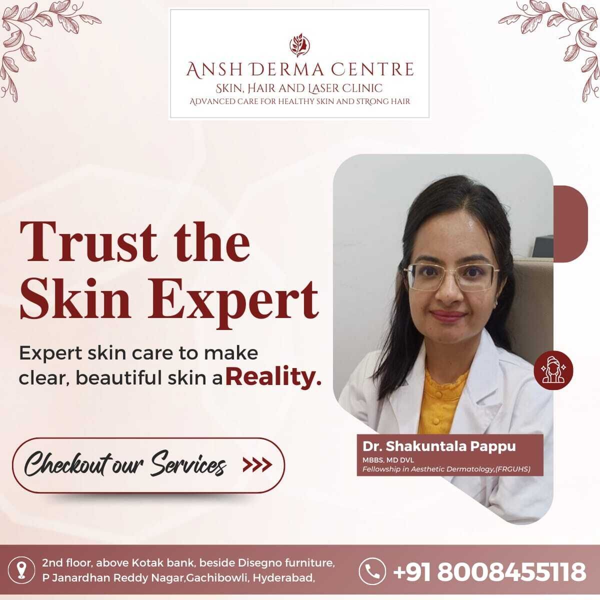 Hyderabad, Health, Lady Skin Specialist In Gachibowli