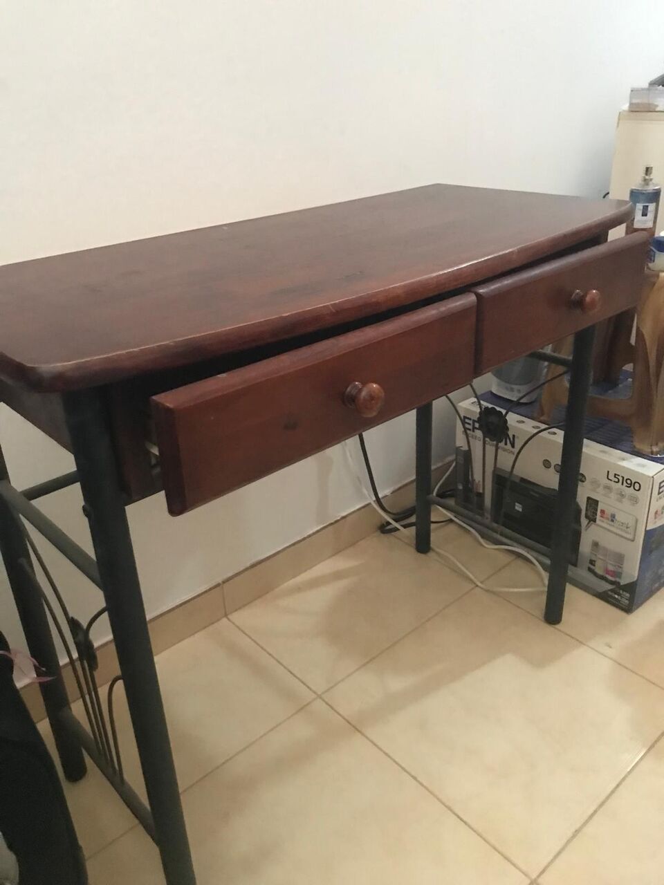 Tubli, Furniture, BHD 10,  Wooden Table & Shelf