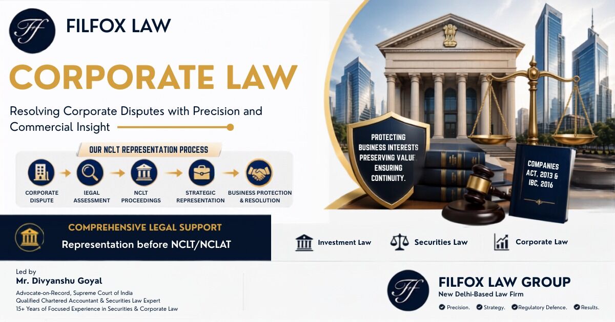 New Delhi, Legal, NCLT Advocates - India | Filfox Law Group