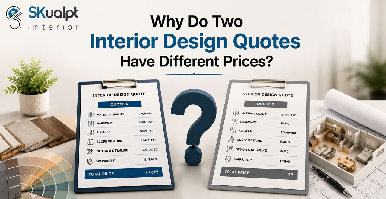 Pune, Interior Design, Why Do Two Interior Design Quotes Have Different Prices?