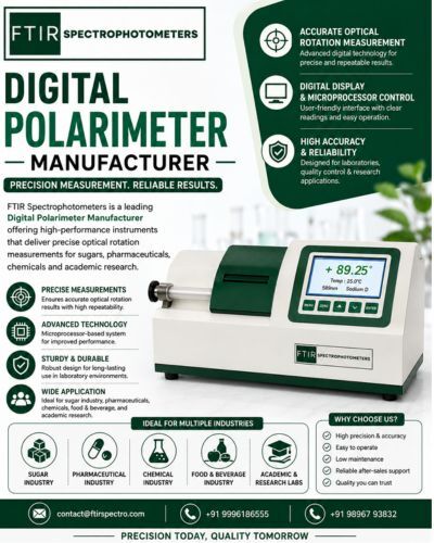 Mumbai, Electronics, INR 1,  Digital Polarimeter Manufacturer