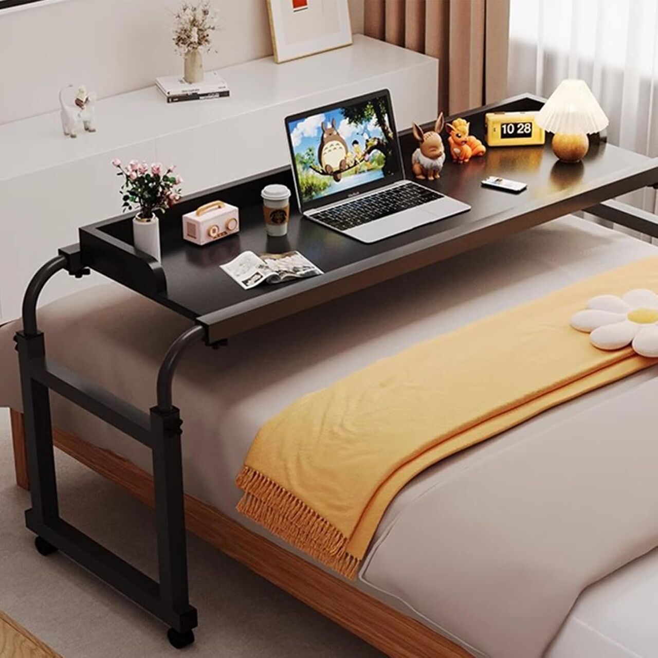 Al Aziziyah, Furniture, SAR 250,  Overbed Table, Over Bed Desk, Laptop Stand, Adjustable Laptop Desk