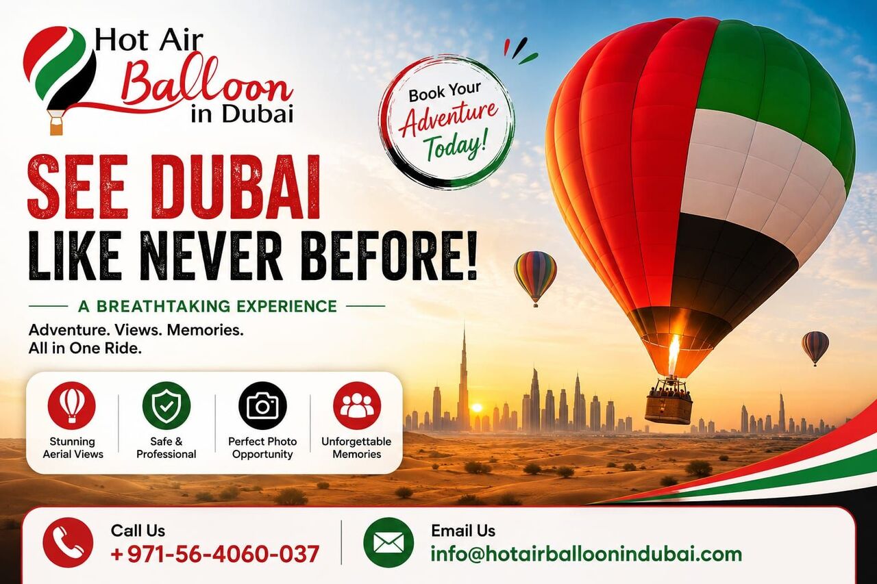 Dubai, Travel, Experience Dubai From A Whole New Perspective
