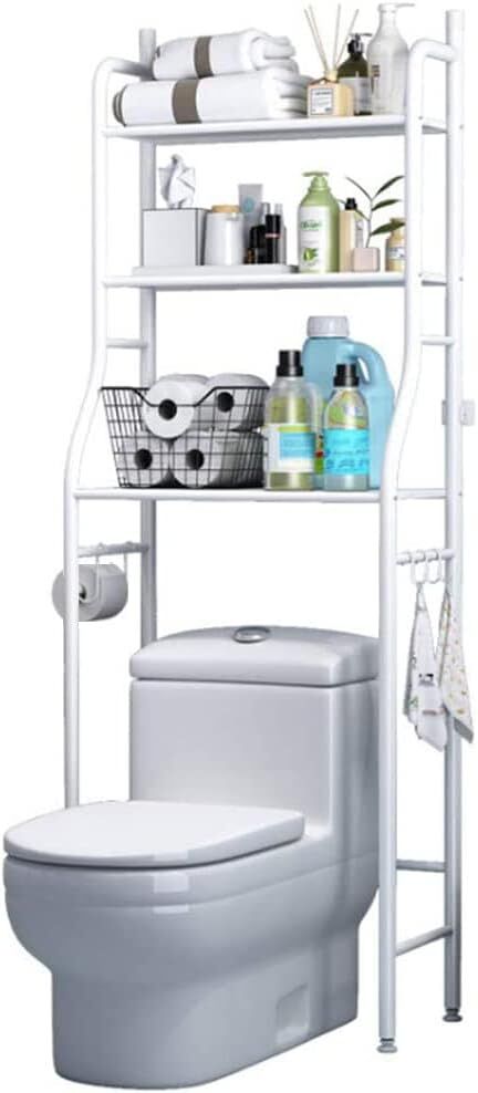 Al Aziziyah, Furniture, SAR 35,  Toilet Storage Rack, 3-tier Bathroom Storage Shelf