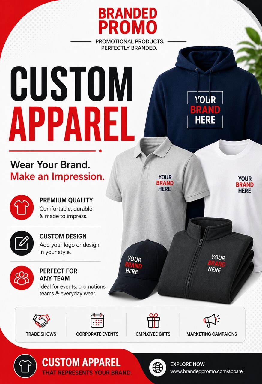 New York, Clothing & Accessories, Branded Custom Apparel Printed With Your Logo In Bulk